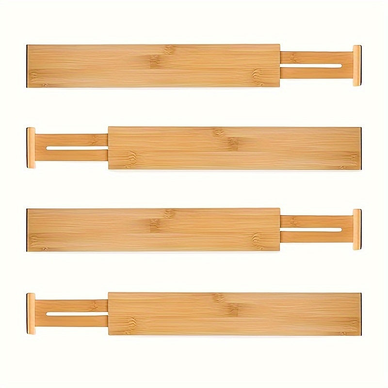 8pcs Bamboo Drawer Dividers