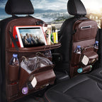 PU Leather Car Seat Back Organizer
