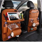 PU Leather Car Seat Back Organizer