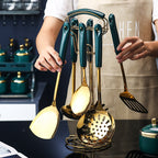 7 Piece Silicone and Stainless Utensil Set