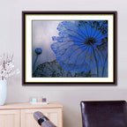 Blue Lotus Cross Stitch Kit