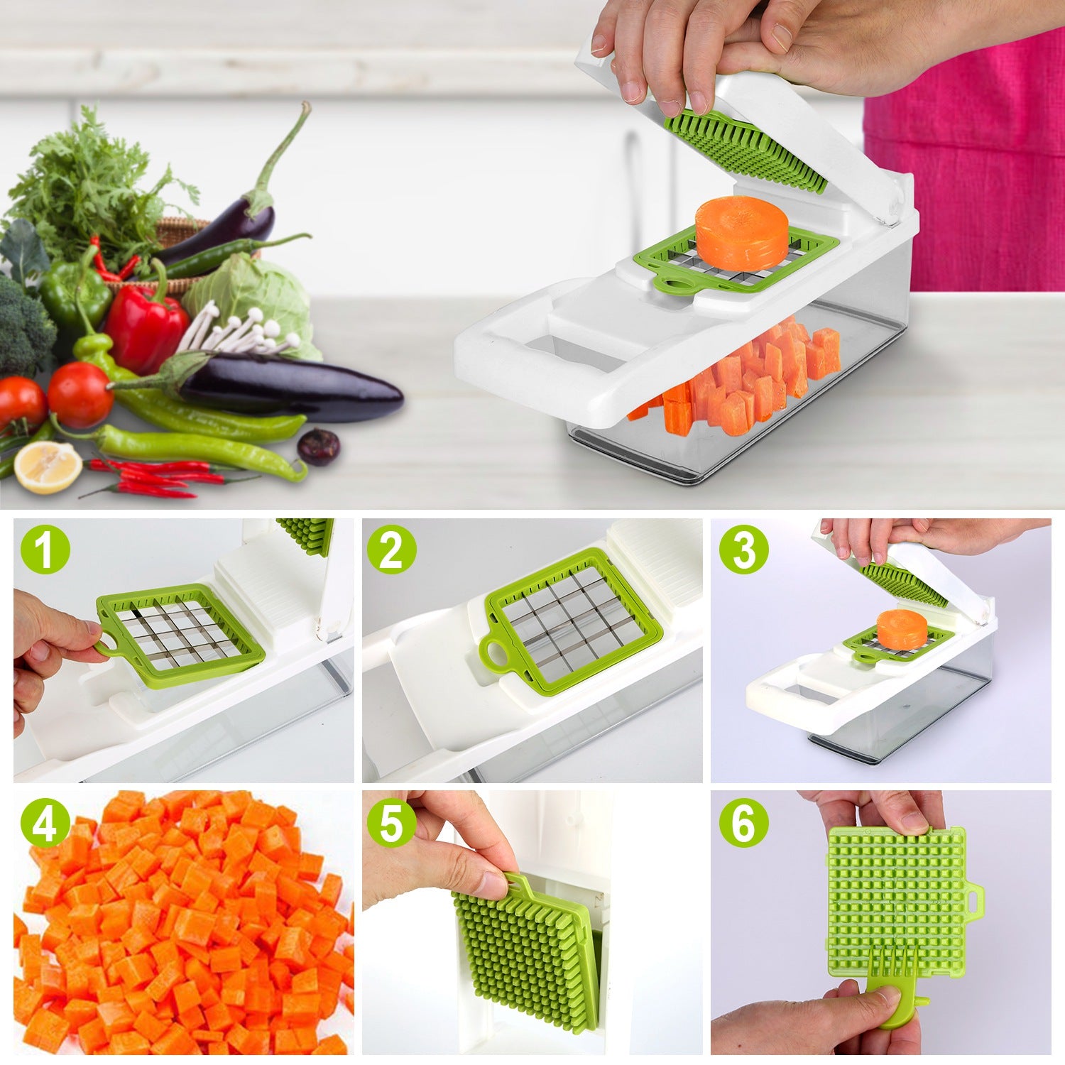 12 in 1 Vegetable Chopper Set
