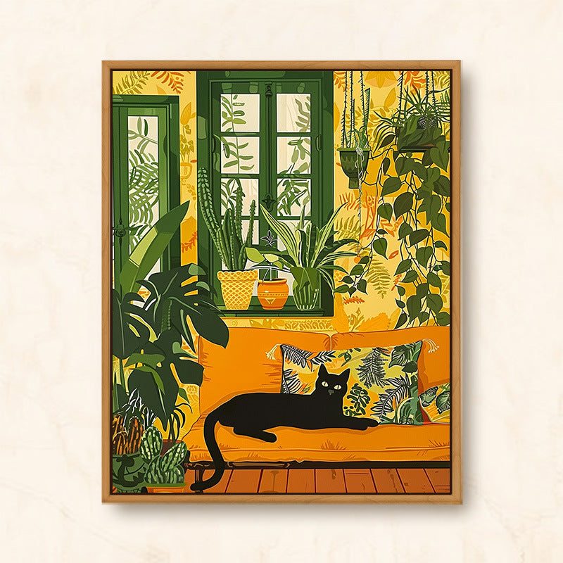 Cute Cat Paint by Numbers Kit