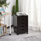 Rolling File Cabinet with 5 Drawers