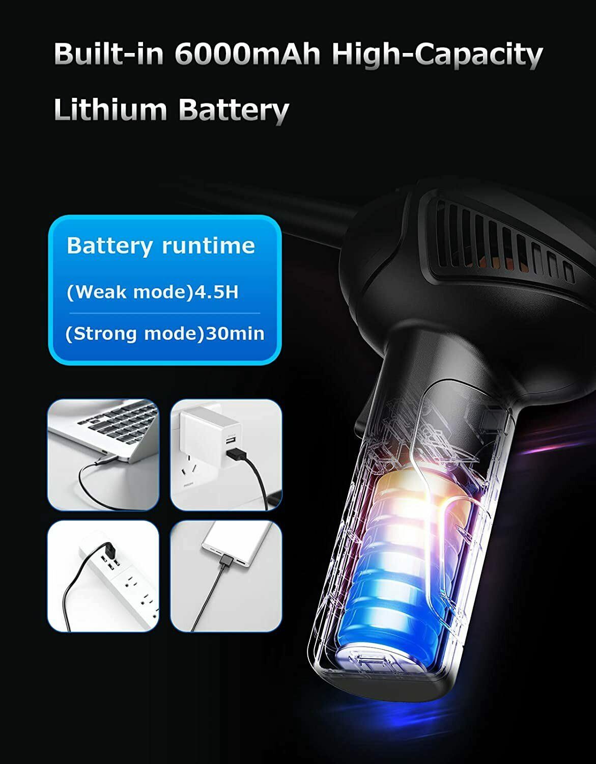 Rechargeable Electric Air Duster