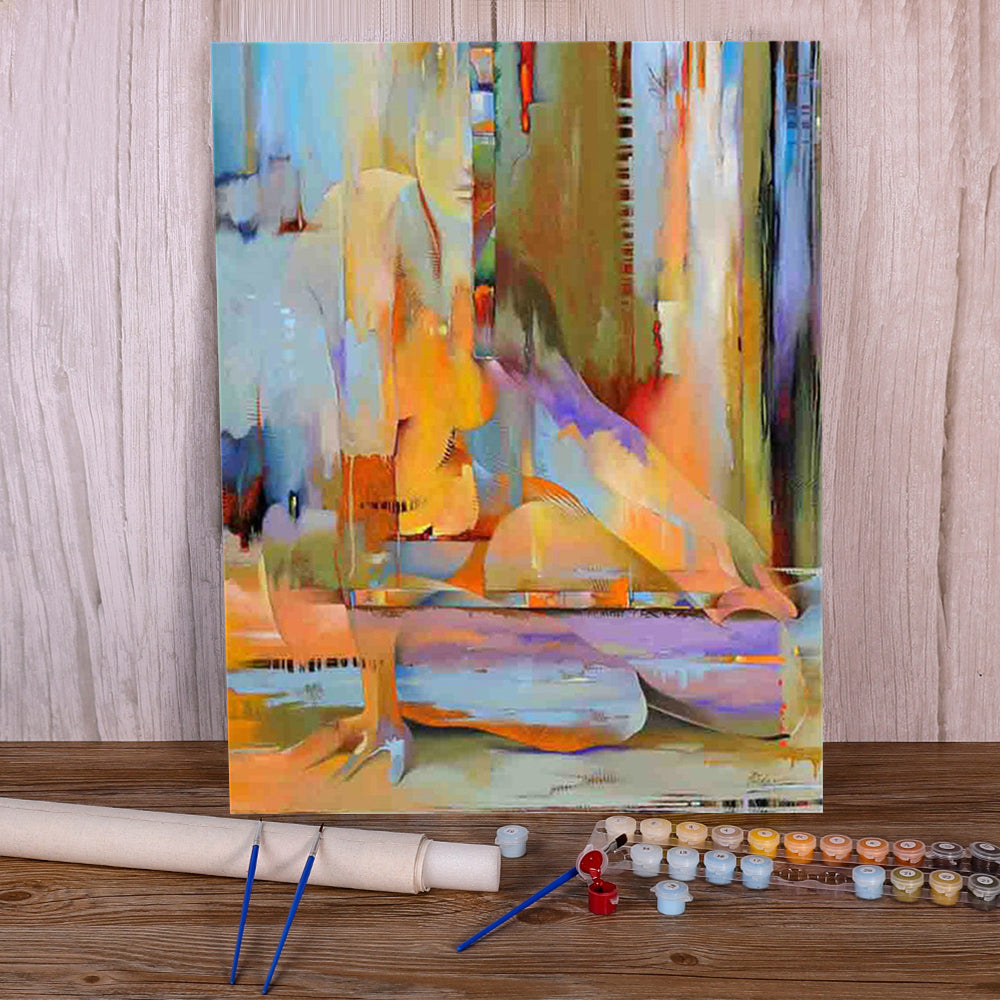 Abstract Paint by Numbers Art Kit