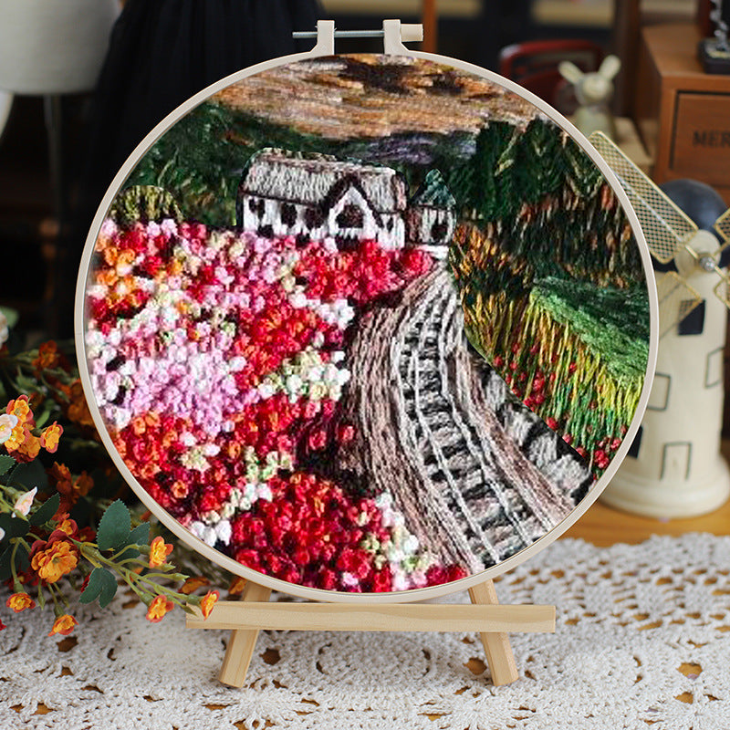 Landscape Embroidery DIY Kit