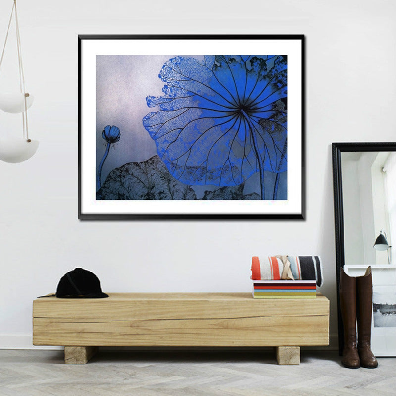 Blue Lotus Cross Stitch Kit