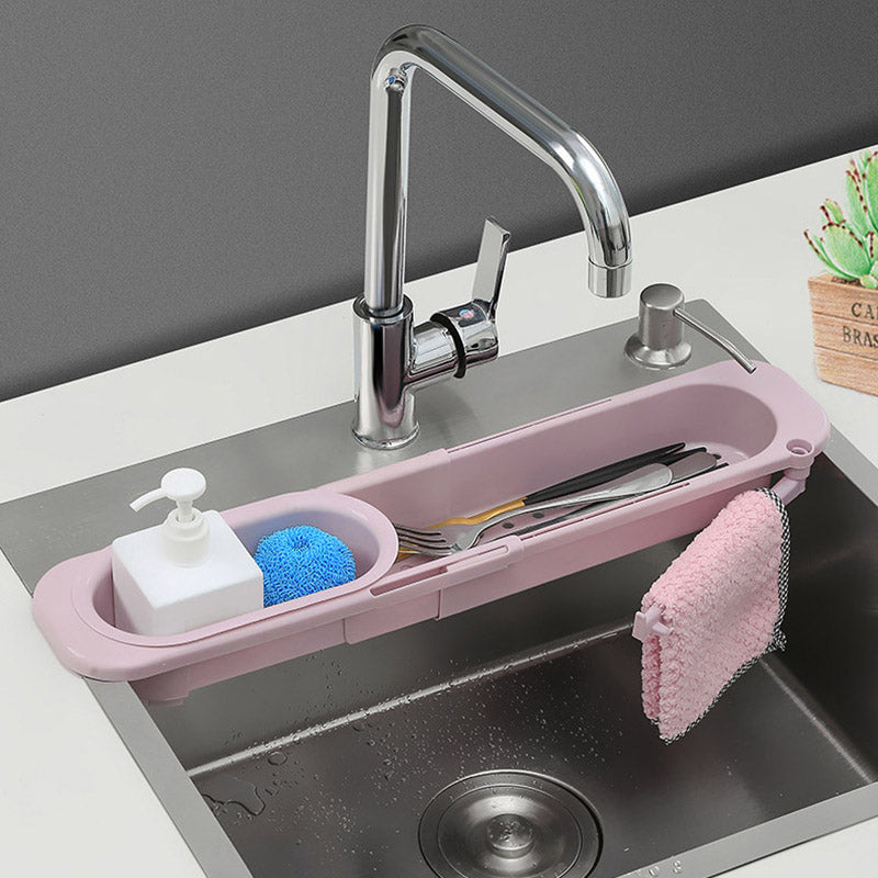 Adjustable Telescopic Sink Rack Organizer