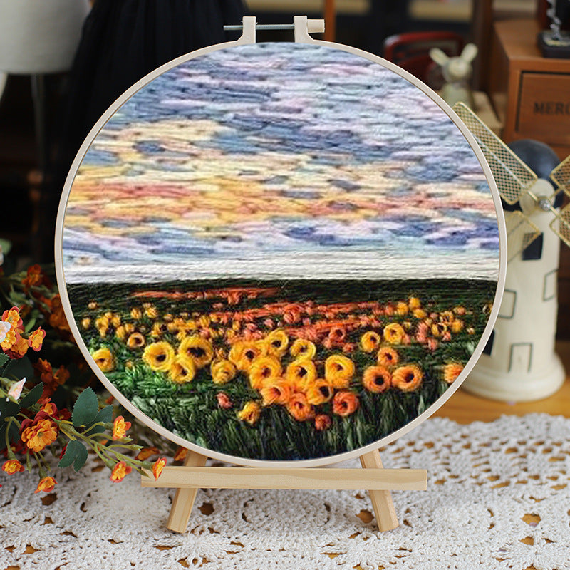 Landscape Embroidery DIY Kit