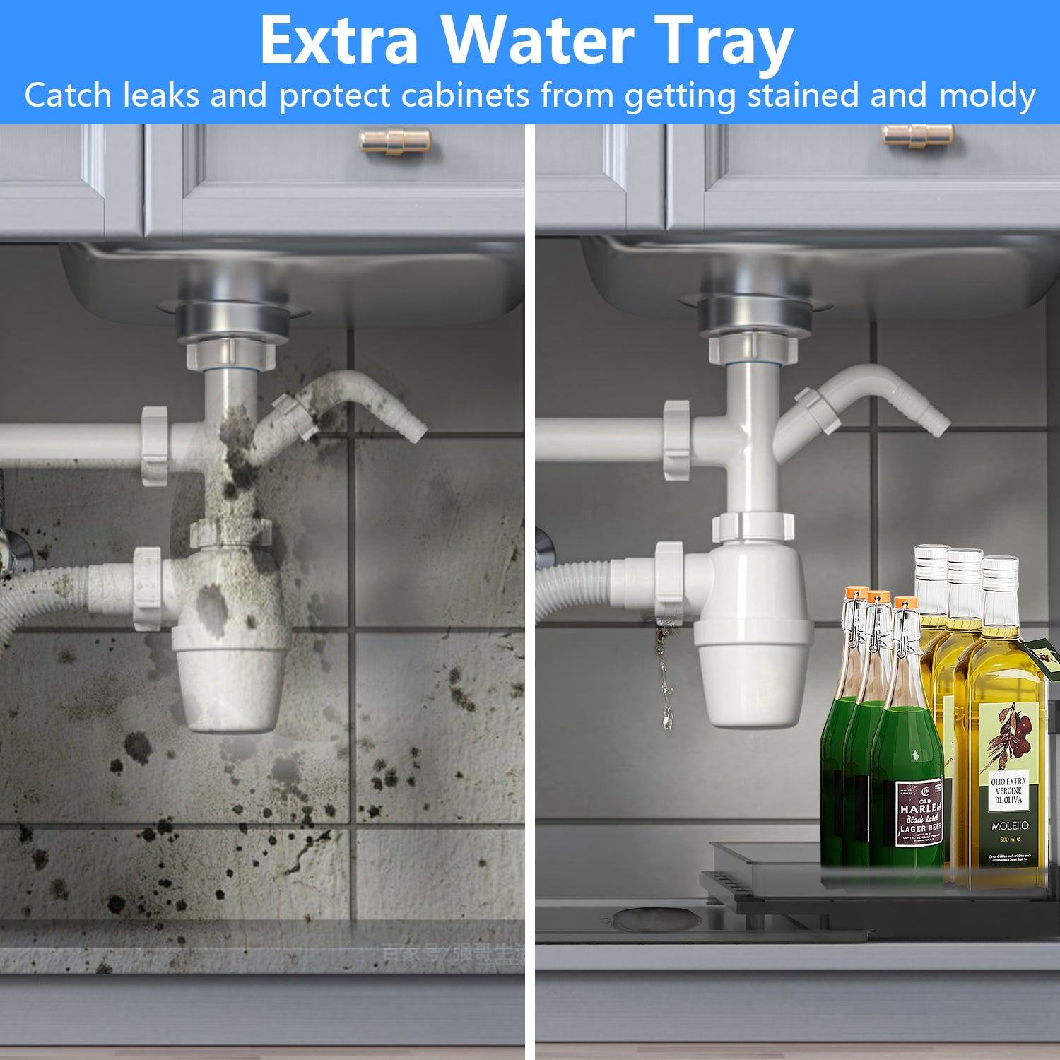 Under Sink Pull Out Cabinet Organizer