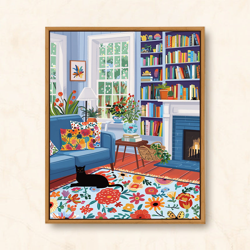 Cute Cat Paint by Numbers Kit