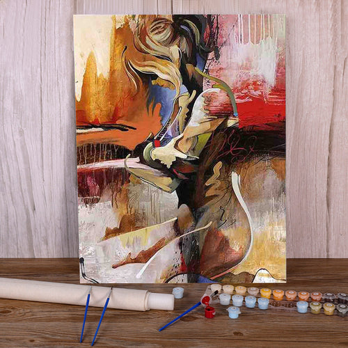 Abstract Paint by Numbers Art Kit