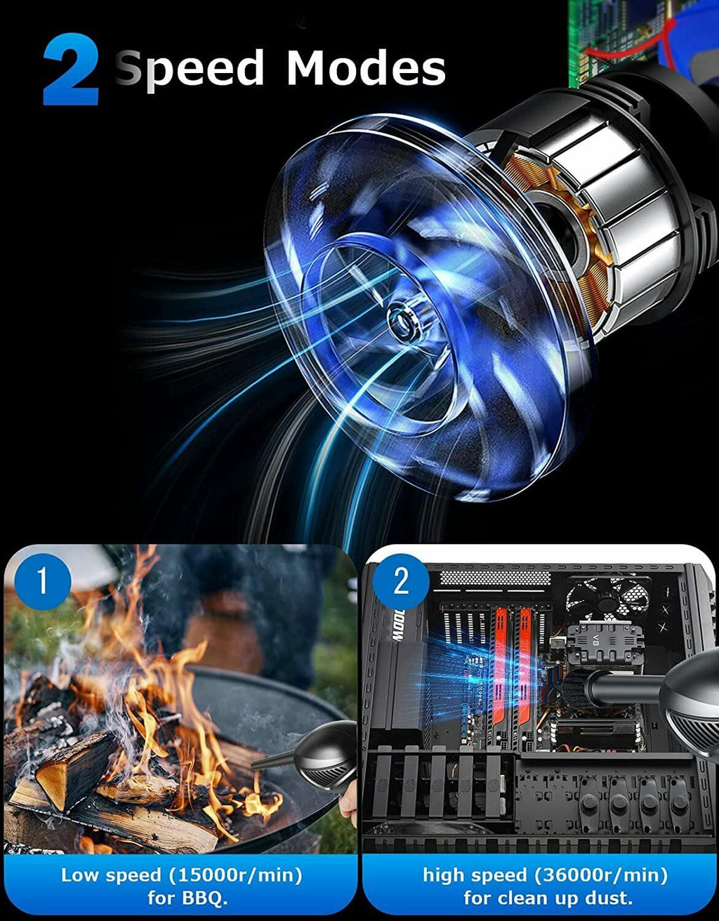 Rechargeable Electric Air Duster