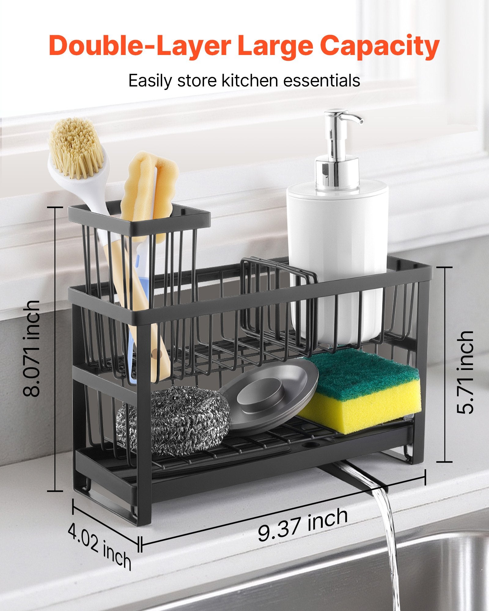 Kitchen Sink Organizer Caddy