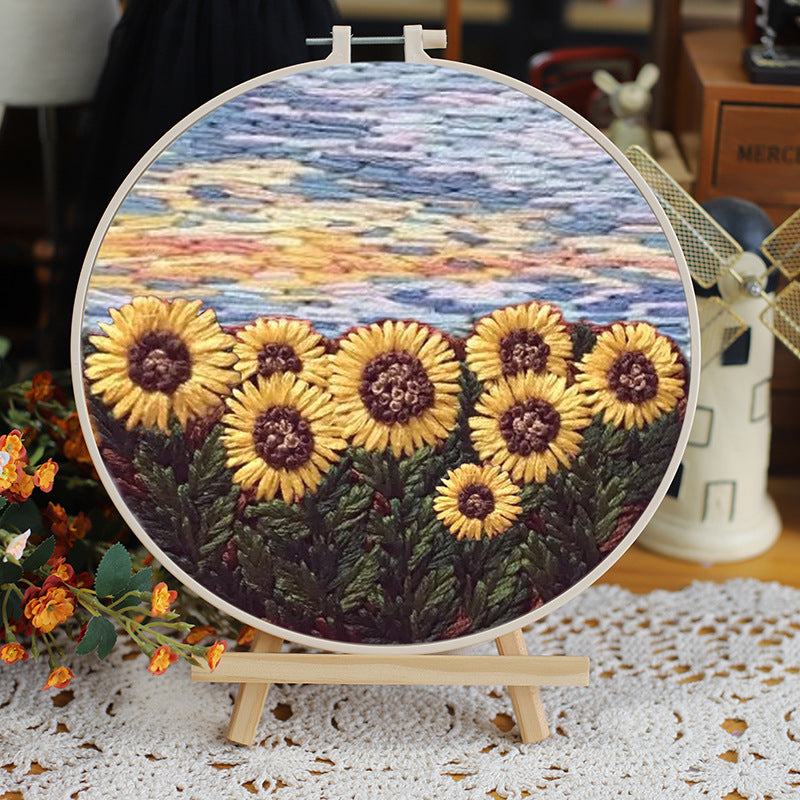 Landscape Embroidery DIY Kit
