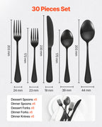 30 Piece Stainless Steel Cutlery Set