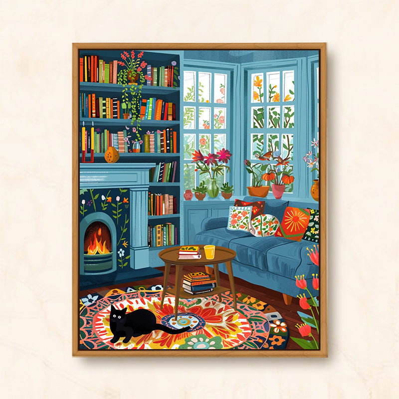 Cute Cat Paint by Numbers Kit