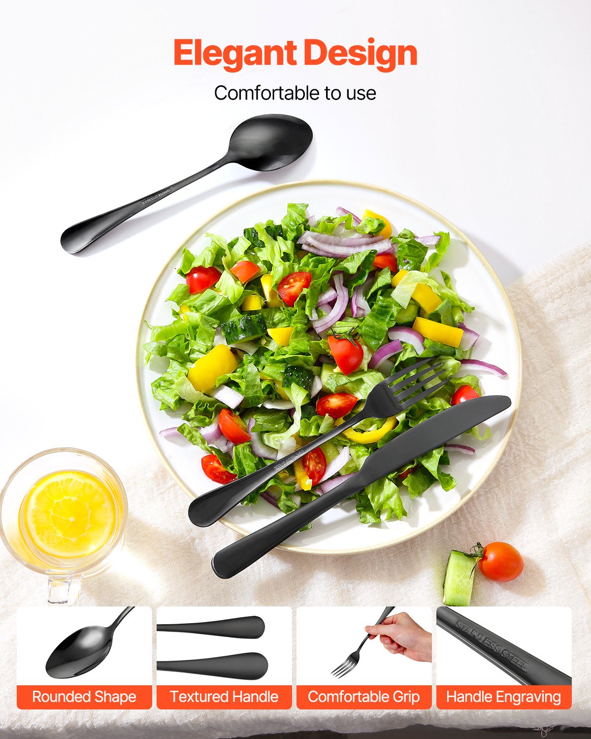 30 Piece Stainless Steel Cutlery Set