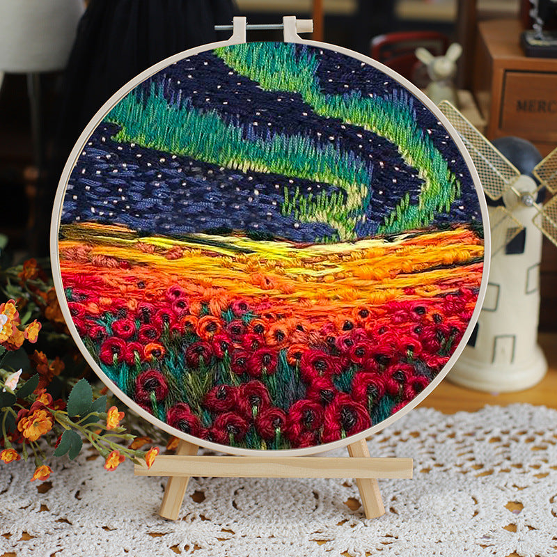 Landscape Embroidery DIY Kit