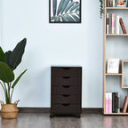 Rolling File Cabinet with 5 Drawers