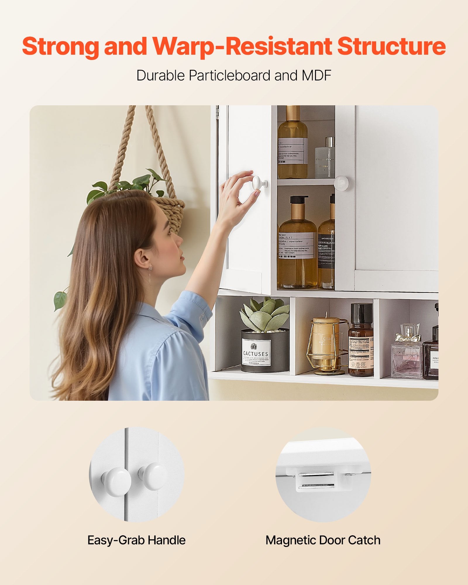 Wall Mounted Bathroom Storage Cabinet